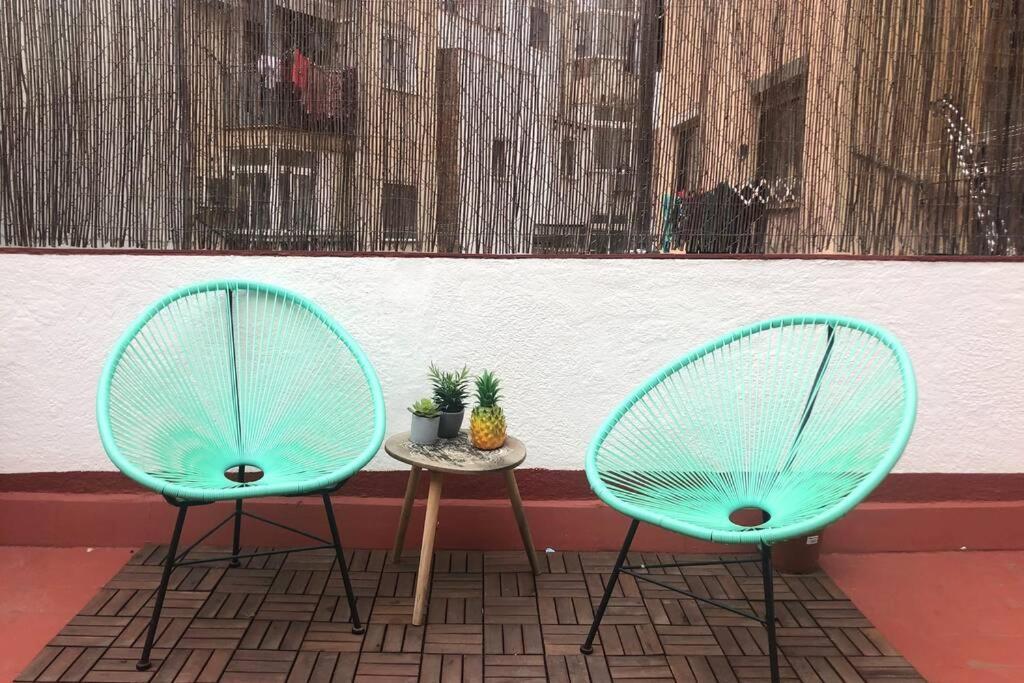 M5 Cool Terrace. Metro 1 Min. Center 15' By Metro Apartment Esplugues de Llobregat Bagian luar foto